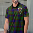 Adam Clothing Top - Full Plaid Tartan Crest Polo Shirt A7