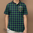 Abercrombie Clothing Top - Full Plaid Tartan Crest Polo Shirt A7