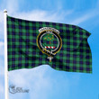 Scottish Abercrombie Tartan Crest Flag Full Plaid