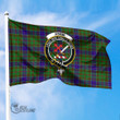 Scottish Adam Tartan Crest Flag Full Plaid