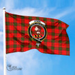 Scottish Adair Tartan Crest Flag Full Plaid