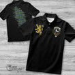 Cochrane Ancient Clothing Top - Scotland In My Bone With Golden Rampant Tartan Crest Polo Shirt T5