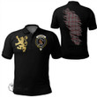 Scottish Borthwick Ancient Tartan Crest Polo Shirt Scotland In My Bone With Golden Rampant