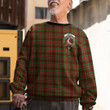 Ainslie Clothing Top - Full Plaid Tartan Crest Sweatshirt A7