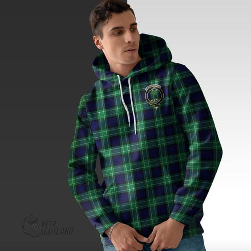 Abercrombie Clothing Top - Full Plaid Tartan Crest Hoodie A7
