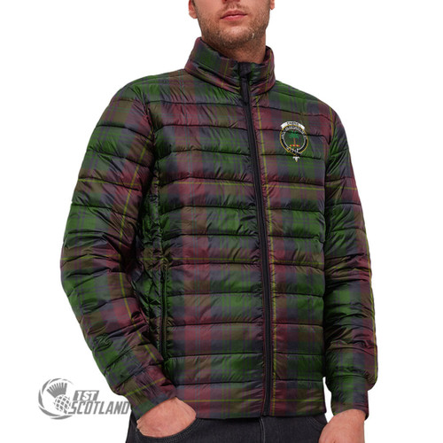 Cairns Jacket - Full Plaid Tartan Crest Padded Jacket A7