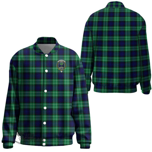 Abercrombie Jacket - Full Plaid Tartan Crest Stand Collar Jacket A7