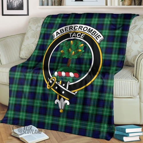 Abercrombie Home Decor - Full Plaid Tartan Crest Blanket A7