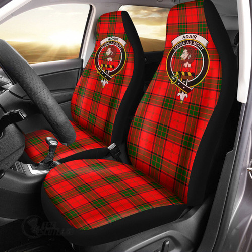 Adair Accessory - Full Plaid Tartan Crest Car Seat Covers A7