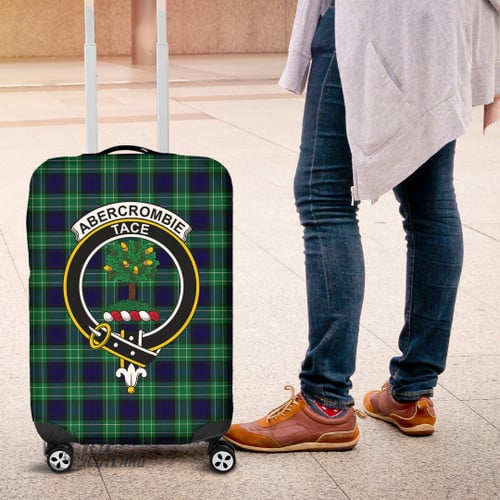 Abercrombie Accessory - Full Plaid Tartan Crest Luggage Cover A7
