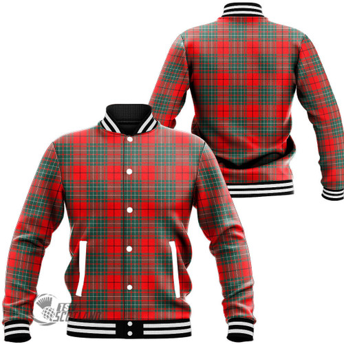 Cumming Modern Jacket - Full Plaid Tartan Baseball Jacket A7