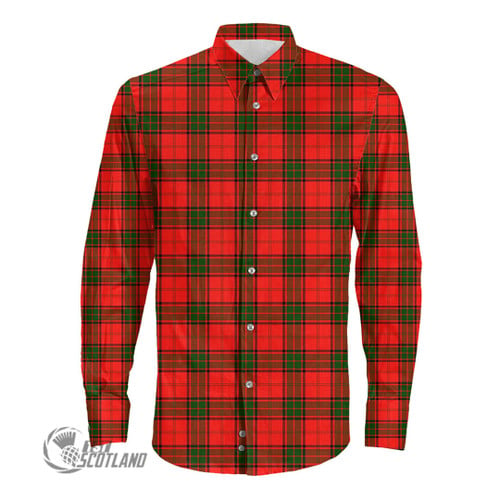 Adair Clothing Top - Full Plaid Tartan Long Sleeve Button Shirt A7