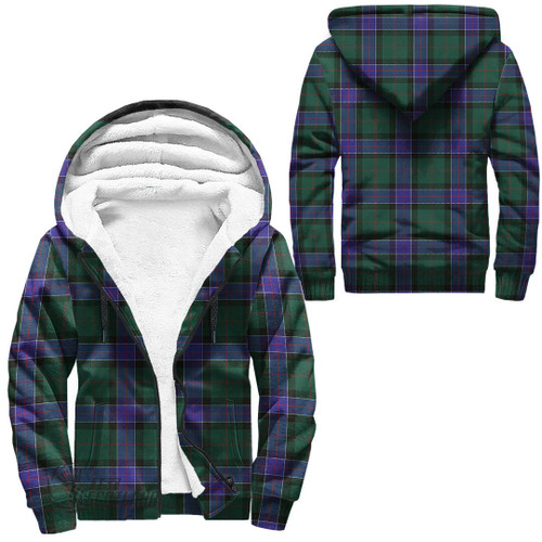 Sinclair Hunting Modern Jacket - Full Plaid Tartan Sherpa Hoodie A7
