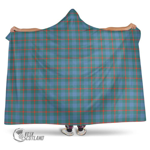 Agnew Ancient Accessory - Full Plaid Tartan Hooded Blanket A7