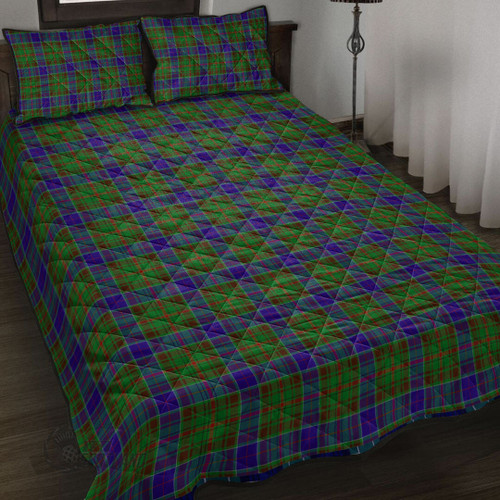 Adam Home Decor - Full Plaid Tartan Quilt Bed Set A7