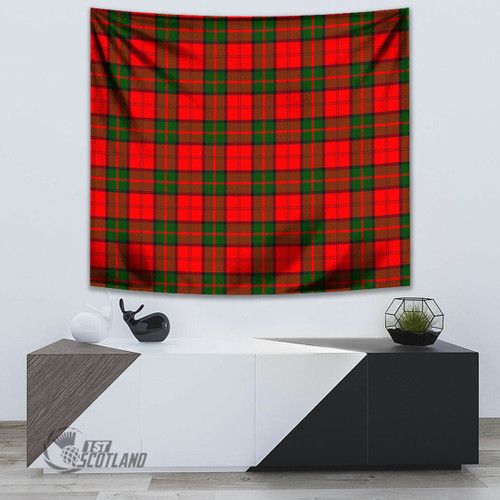 Dunbar Modern Home Decor - Full Plaid Tartan Tapestry A7