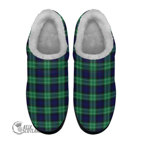 Abercrombie Footwear - Full Plaid Tartan Fleece Slippers A7
