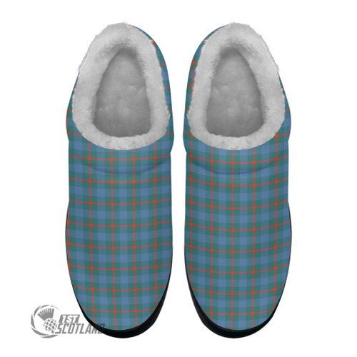 Agnew Ancient Footwear - Full Plaid Tartan Fleece Slippers A7