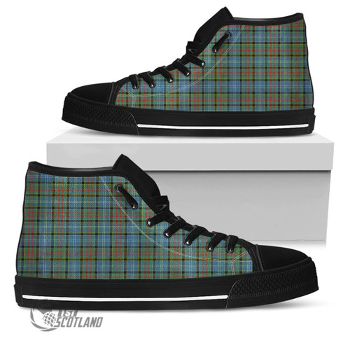 Paisley District Footwear - Full Plaid Tartan High Top Canvas Shoes A7