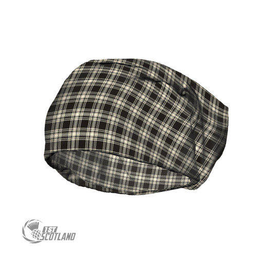 Menzies Black & White Ancient Accessory - Full Plaid Tartan Beanie Hat A31