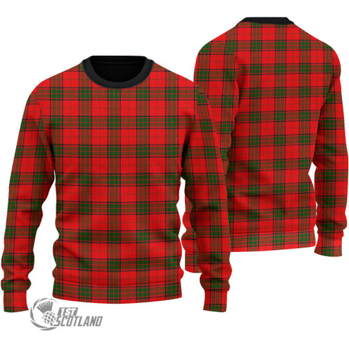 Adair Clothing Top - Full Plaid Tartan Christmas Knitted Sweater A35