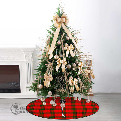 Adair Home Decor - Full Plaid Tartan Christmas Tree Skirt A31