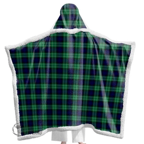 Abercrombie Accessory - Full Plaid Tartan Wearable Hooded Blanket A35