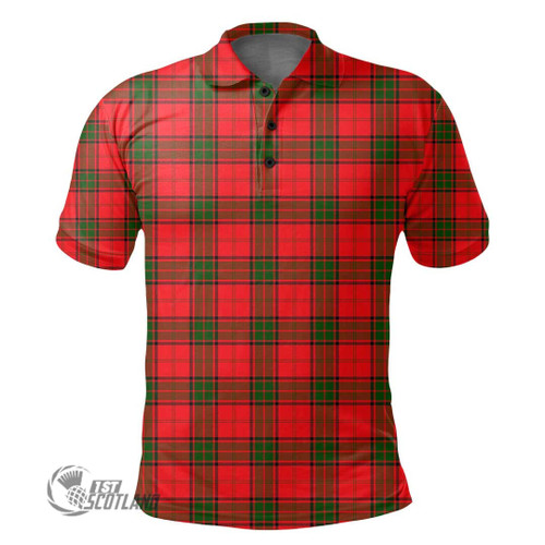 Adair Clothing Top - Full Plaid Tartan Polo Shirt A7