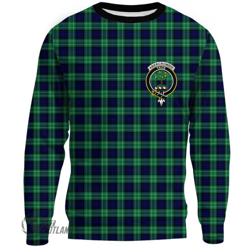 Abercrombie Clothing Top - Full Plaid Tartan Crest Sweatshirt A7