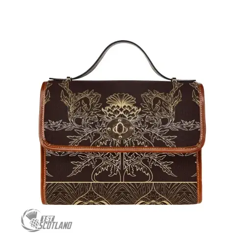 Thistle Pattern - Waterproof Canvas Bag | Special Custom Design