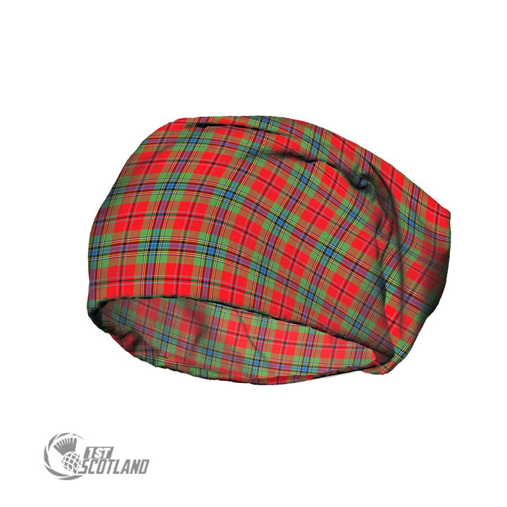 Scottish MacLean of Duart Modern Tartan Beanie Hat Full Plaid