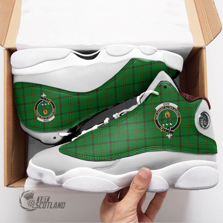 Scottish Don (Tribe-of-Mar) Tartan Crest Sport Shoes J13 Full Plaid