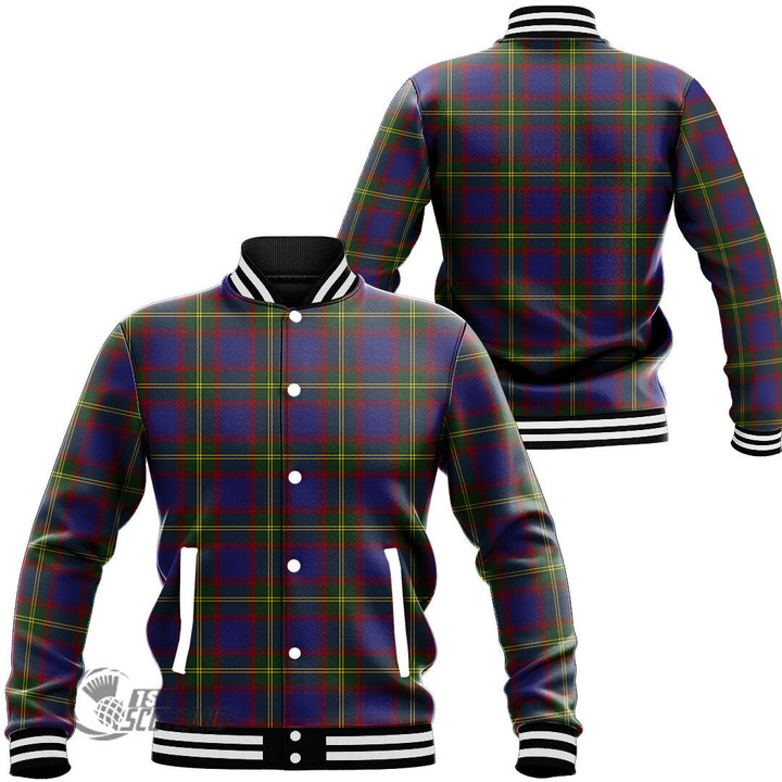 Scottish Durie Tartan Baseball Jacket Full Plaid