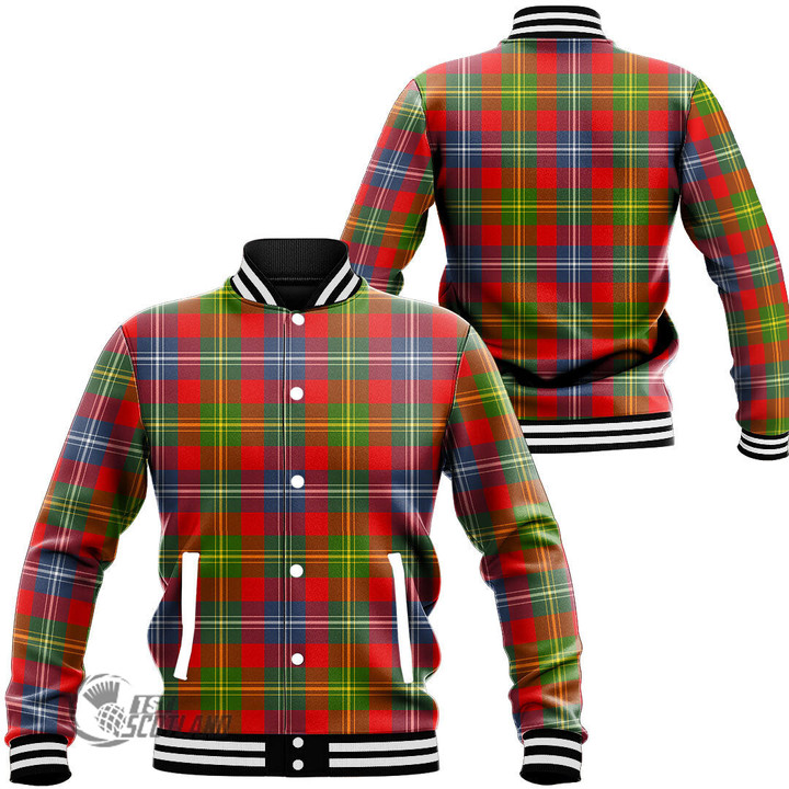 Scottish Forrester Tartan Baseball Jacket Full Plaid