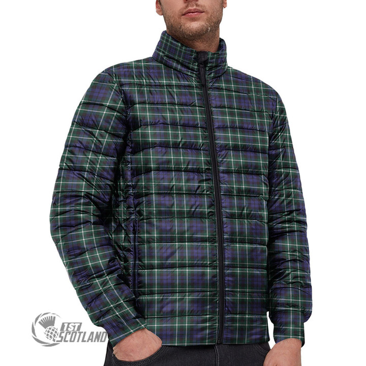 Scottish Graham of Montrose Modern Tartan Padded Jacket Full Plaid