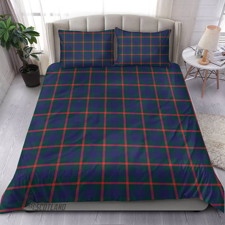 Scottish Agnew Modern Tartan Bedding Set Full Plaid