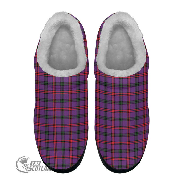 Scottish Montgomery Modern Tartan Fleece Slippers Full Plaid