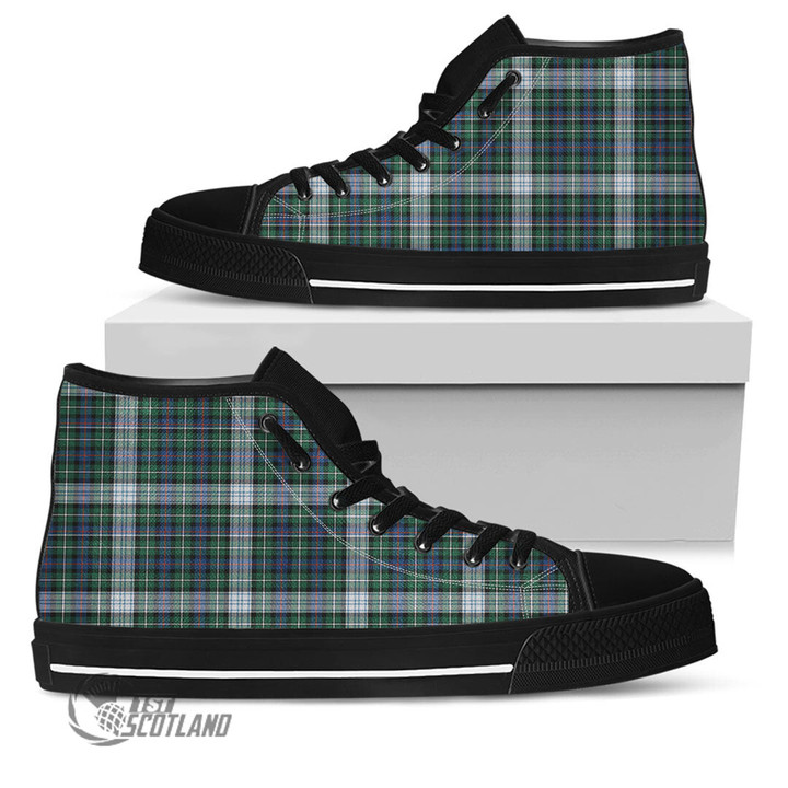 Scottish MacKenzie Dress Ancient Tartan High Top Canvas Shoes Full Plaid