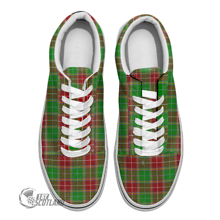 Scottish Baxter Modern Tartan Like Vans Lace Shoes Full Plaid