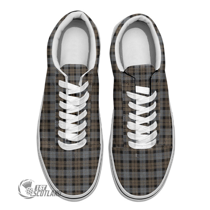 Scottish MacKay Weathered Tartan Like Vans Lace Shoes Full Plaid