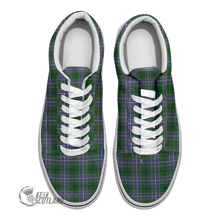 Scottish Wishart Hunting Modern Tartan Like Vans Lace Shoes Full Plaid