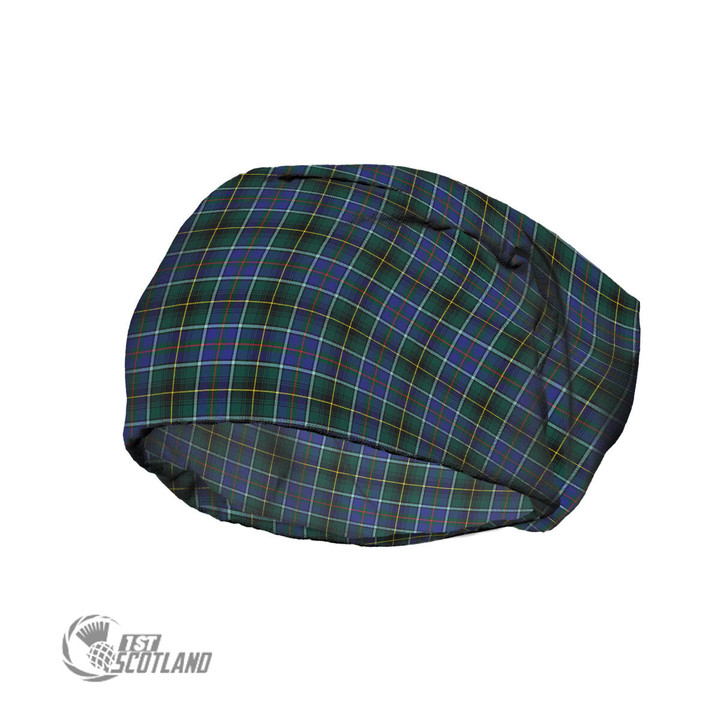 Scottish MacInnes Modern Tartan Beanie Hat Full Plaid