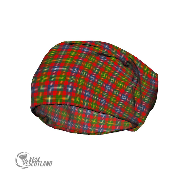 Scottish Forrester Tartan Beanie Hat Full Plaid