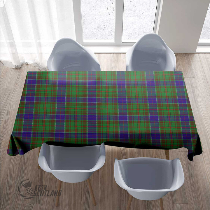 Scottish Adam Tartan Rectangle Tablecloth Full Plaid