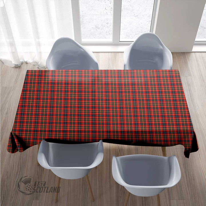 Scottish Innes Modern Tartan Rectangle Tablecloth Full Plaid