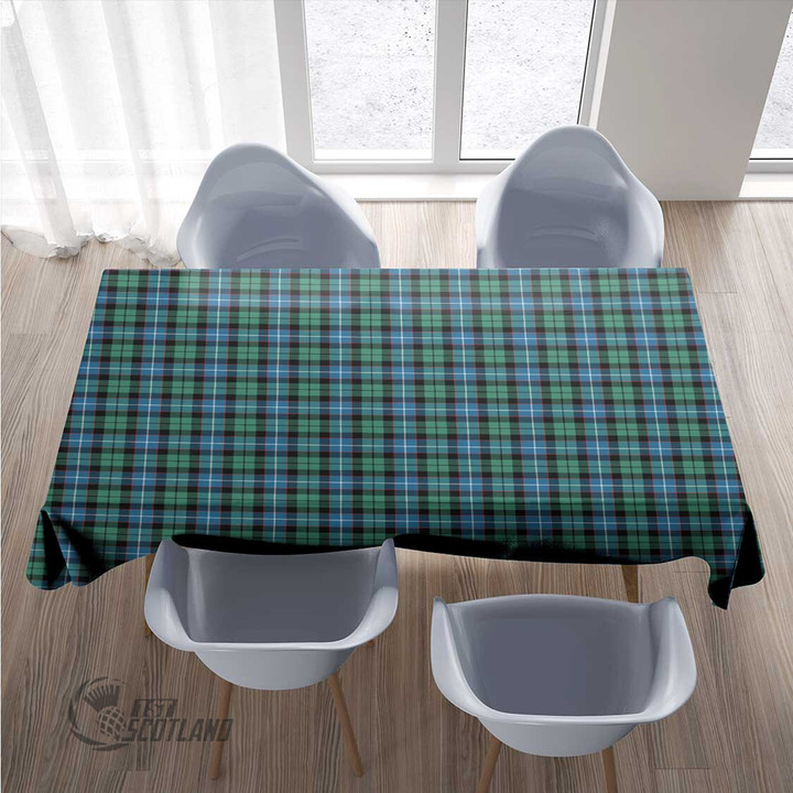 Scottish Galbraith Ancient Tartan Rectangle Tablecloth Full Plaid