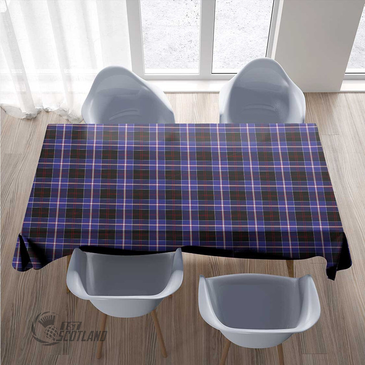 Scottish Dunlop Modern Tartan Rectangle Tablecloth Full Plaid