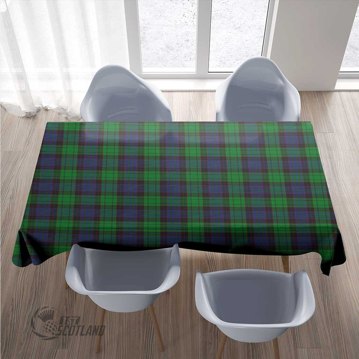 Scottish Stewart Old Modern Tartan Rectangle Tablecloth Full Plaid