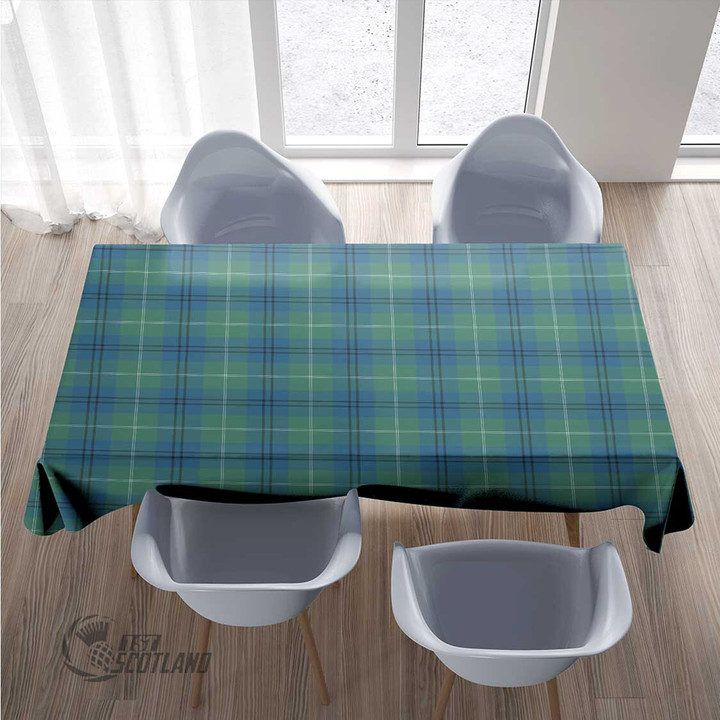 Scottish Oliphant Ancient Tartan Rectangle Tablecloth Full Plaid