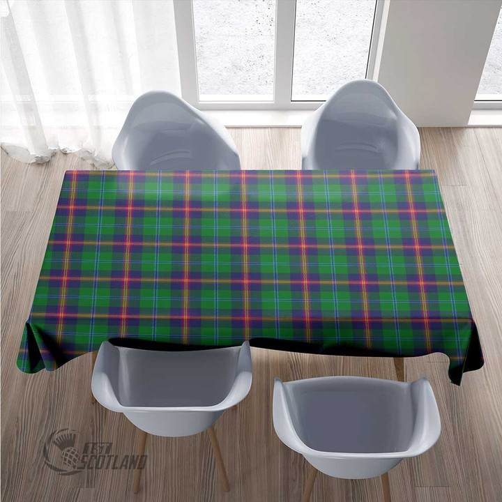 Scottish Young Modern Tartan Rectangle Tablecloth Full Plaid